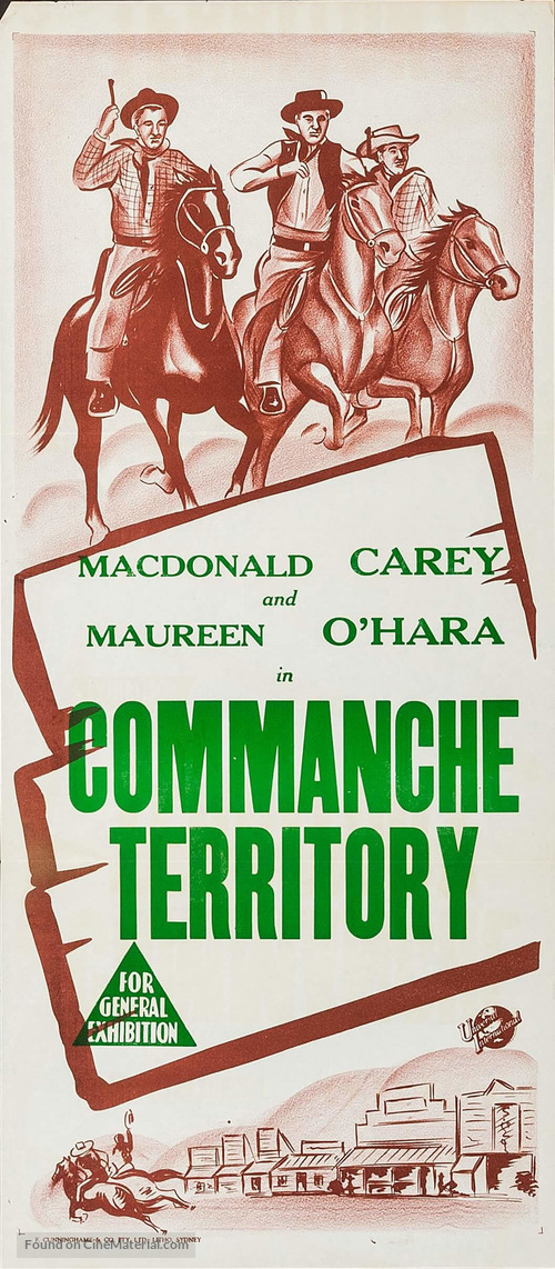 Comanche Territory - Australian Movie Poster