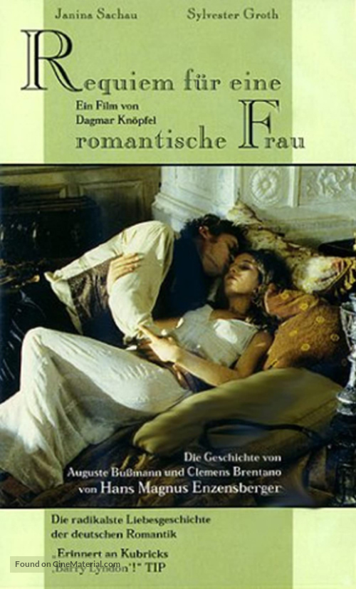Requiem f&uuml;r eine romantische Frau - German Movie Poster