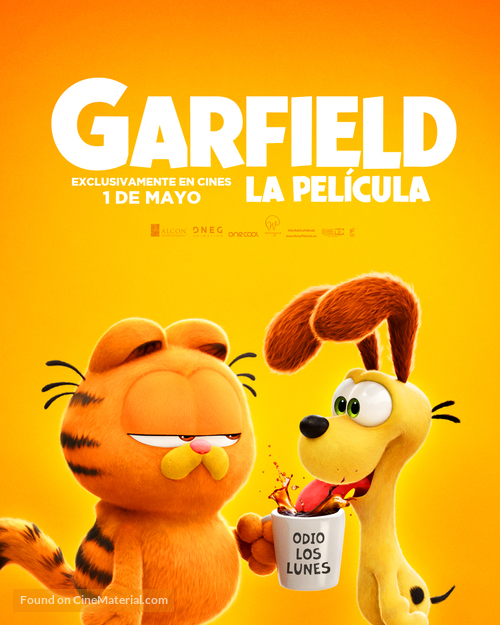 The Garfield Movie - Spanish Movie Poster