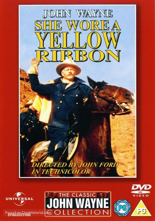 She Wore a Yellow Ribbon - British Movie Cover