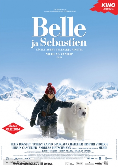 Belle et S&eacute;bastien - Estonian Movie Poster