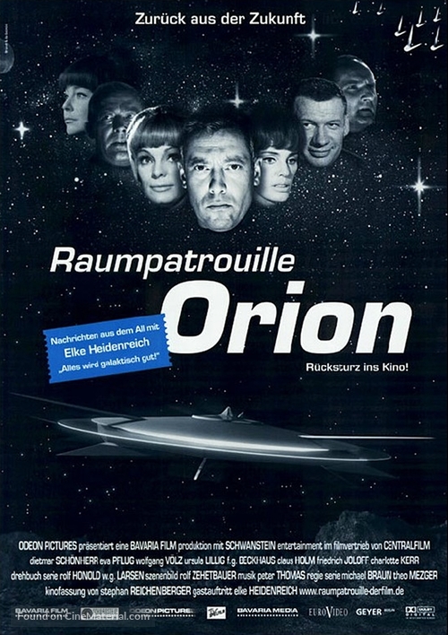 Raumpatrouille - Die phantastischen Abenteuer des Raumschiffes Orion - German Movie Poster