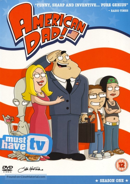 &quot;American Dad!&quot; - British DVD movie cover