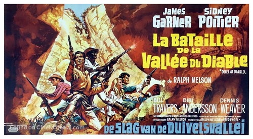 Duel at Diablo - Belgian Movie Poster