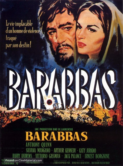 Barabbas - French Movie Poster