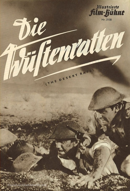 The Desert Rats - German poster