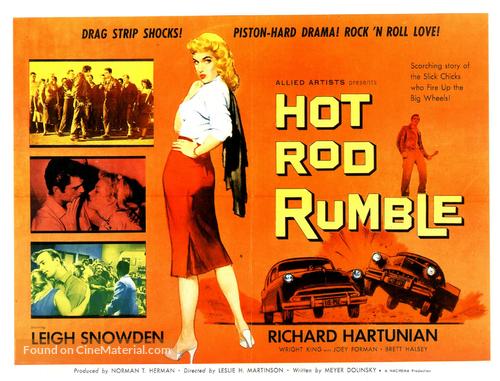 Hot Rod Rumble - British Movie Poster