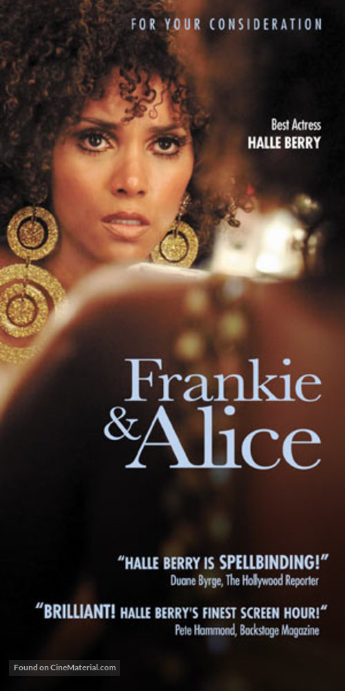 Frankie and Alice - For your consideration movie poster