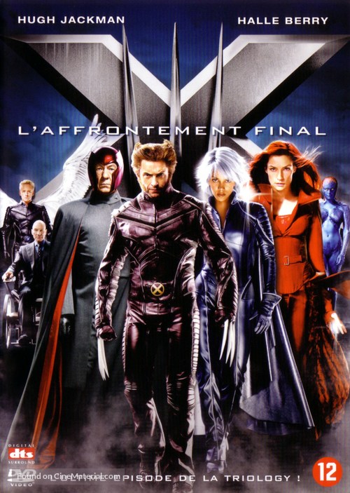 X-Men: The Last Stand - Belgian DVD movie cover