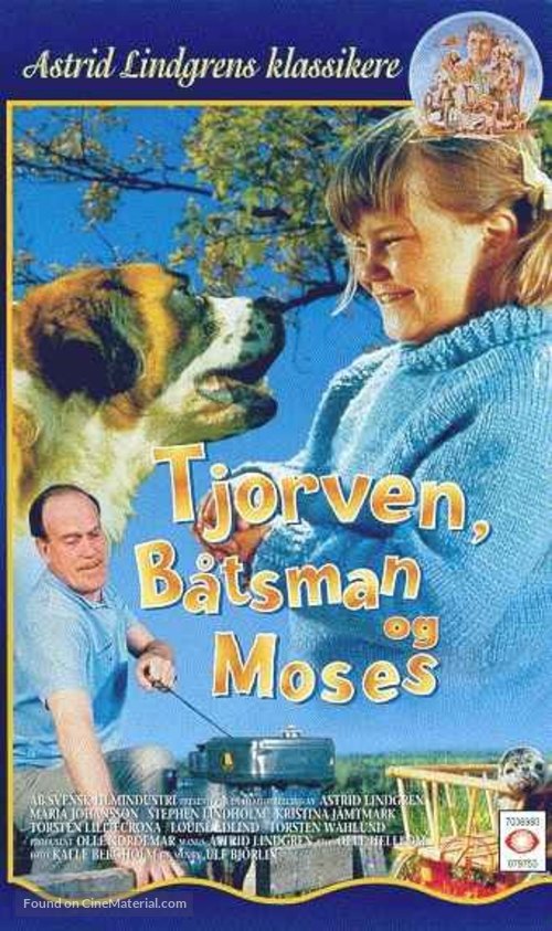 Tjorven, B&aring;tsman och Moses - Norwegian VHS movie cover