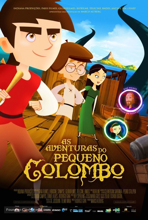 As Aventuras do Pequeno Colombo - Brazilian Movie Poster