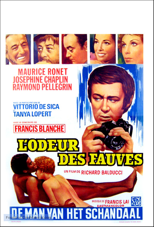 L&#039;odeur des fauves - Belgian Movie Poster