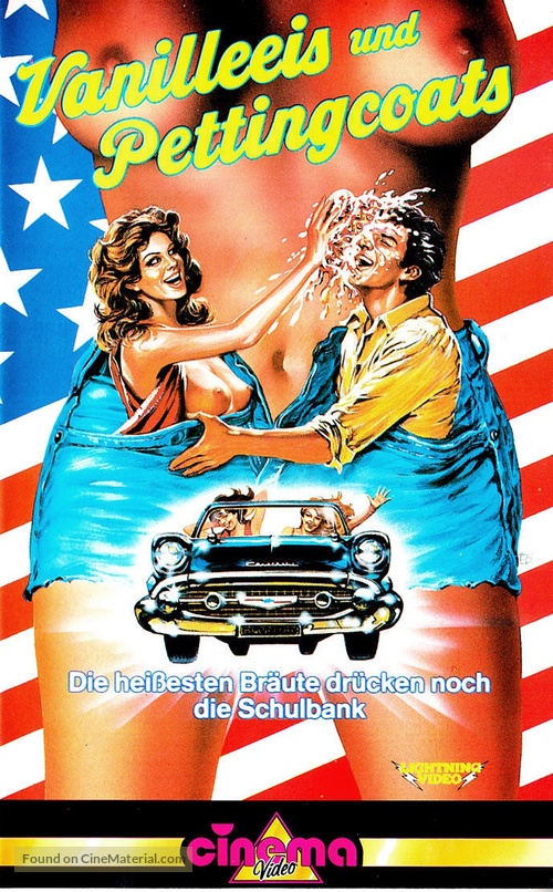 Revenge of the Cheerleaders - German VHS movie cover