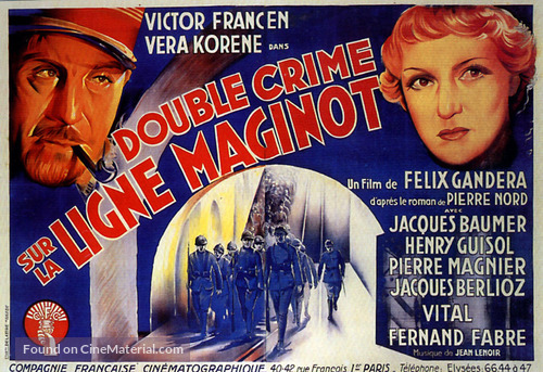 Double crime sur la ligne Maginot - French Movie Poster