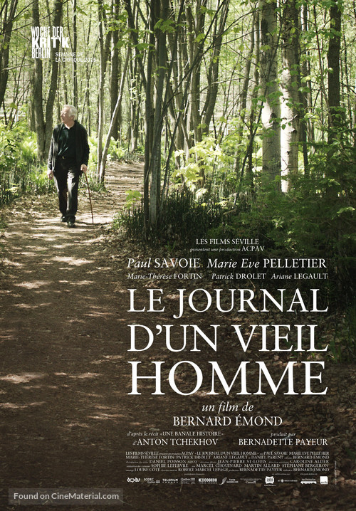 Le Journal D&#039;un Vieil Homme - Canadian Movie Poster