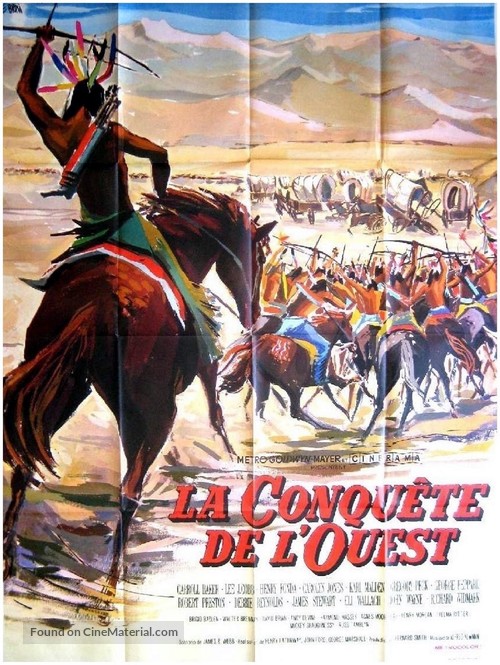 How the West Was Won - French Movie Poster