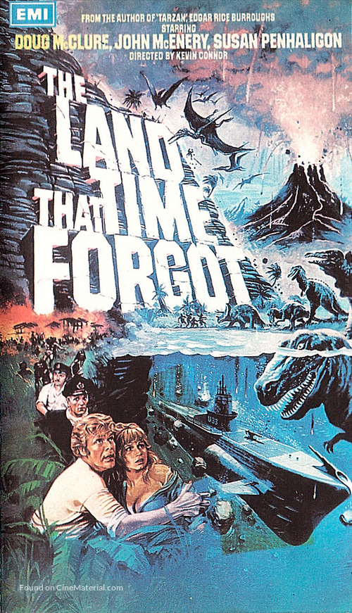 The Land That Time Forgot - Finnish VHS movie cover
