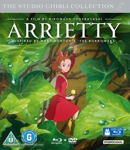 Kari-gurashi no Arietti - British Blu-Ray movie cover