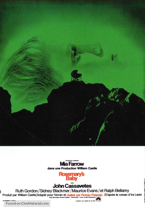 Rosemary&#039;s Baby - French Movie Poster