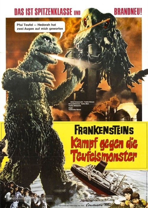 Gojira tai Hedor&acirc; - German Movie Poster