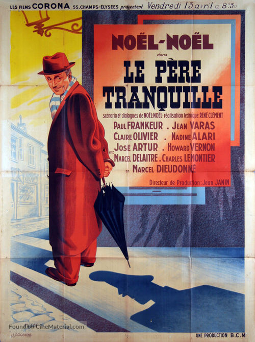 Le p&egrave;re tranquille - French Movie Poster