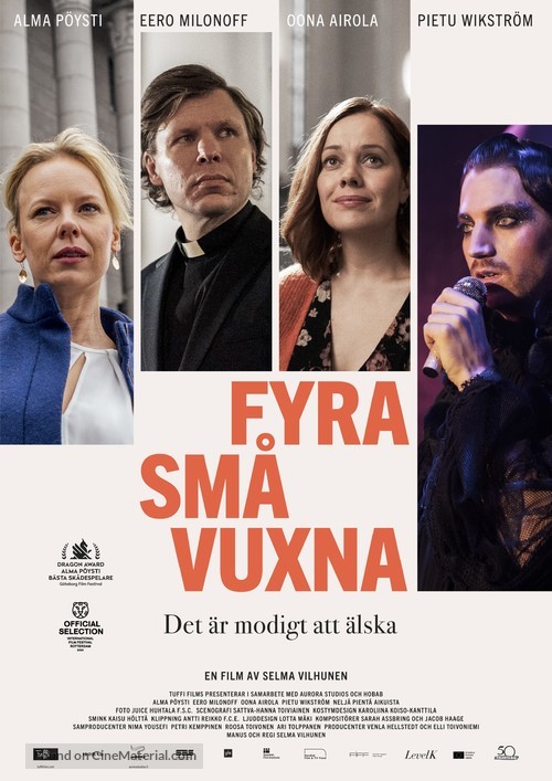 Nelj&auml; pient&auml; aikuista - Swedish Movie Poster
