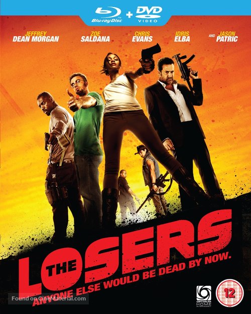 The Losers - British Blu-Ray movie cover