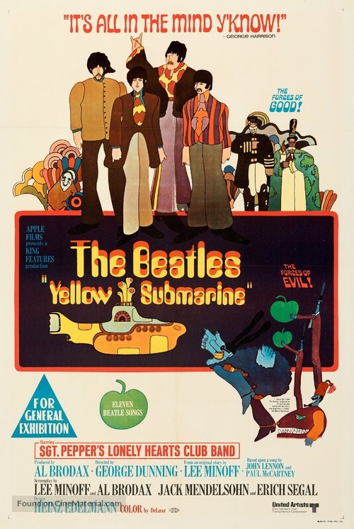 Yellow Submarine - Australian Movie Poster