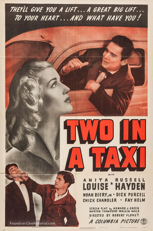 Two in a Taxi - Movie Poster
