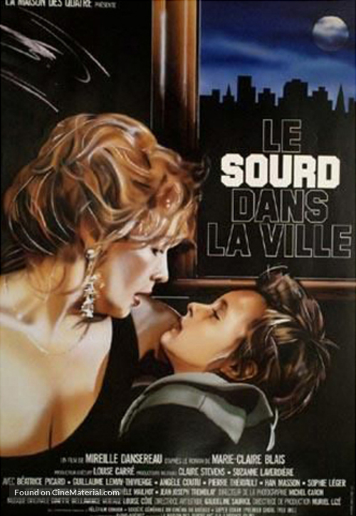 Le sourd dans la ville - Canadian Movie Poster