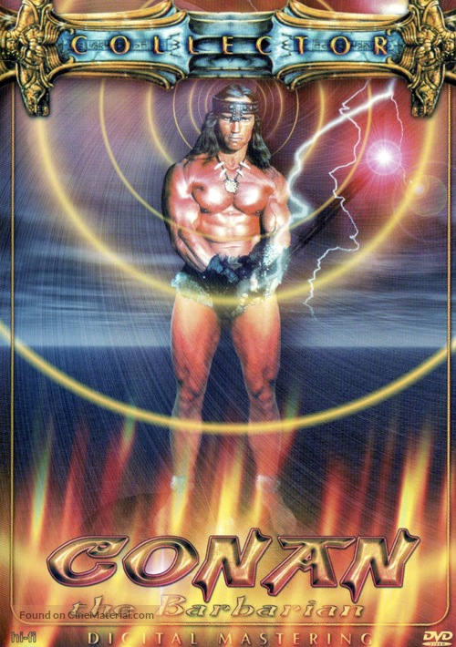 Conan The Barbarian - DVD movie cover