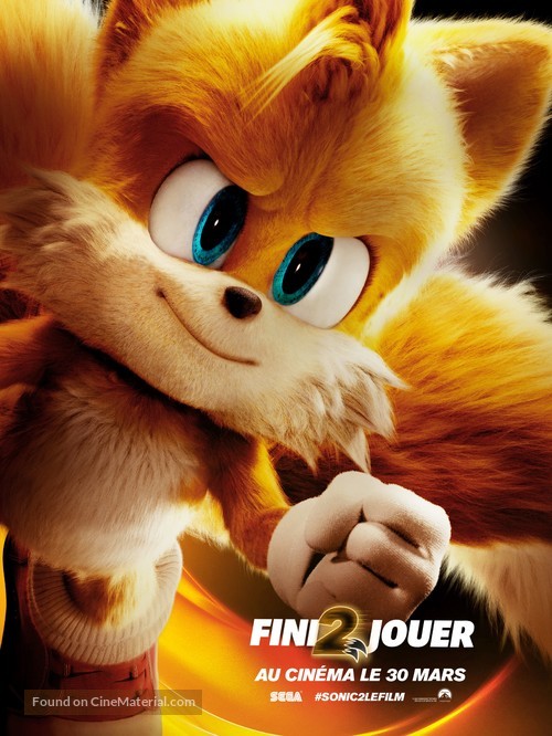 Sonic the Hedgehog 2 - French Movie Poster