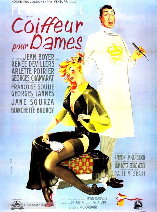 Coiffeur pour dames - French Movie Poster