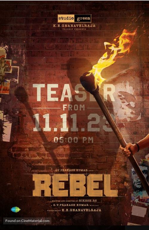 Rebel - Indian Movie Poster