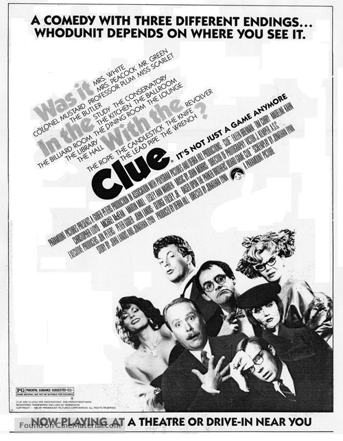 Clue - poster