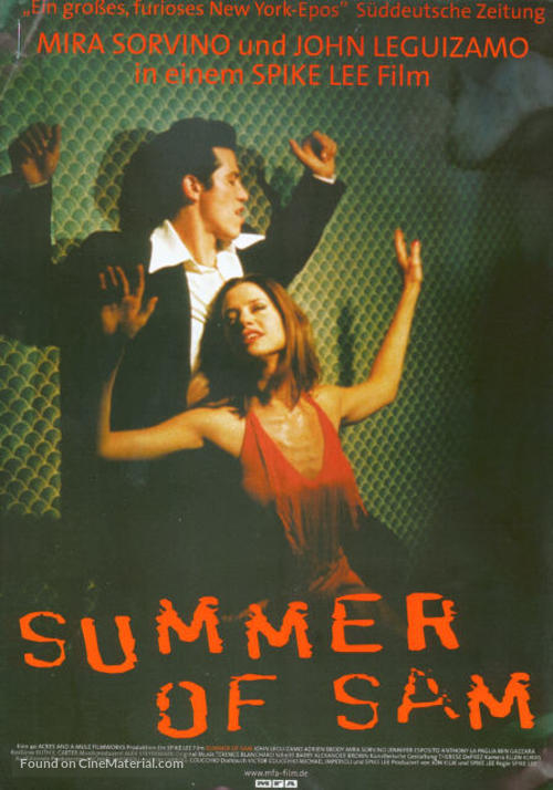 Summer Of Sam - German Movie Poster