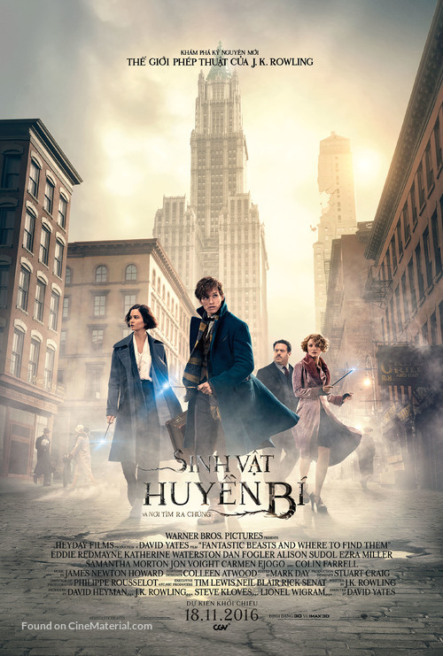 Fantastic Beasts and Where to Find Them - Vietnamese Movie Poster