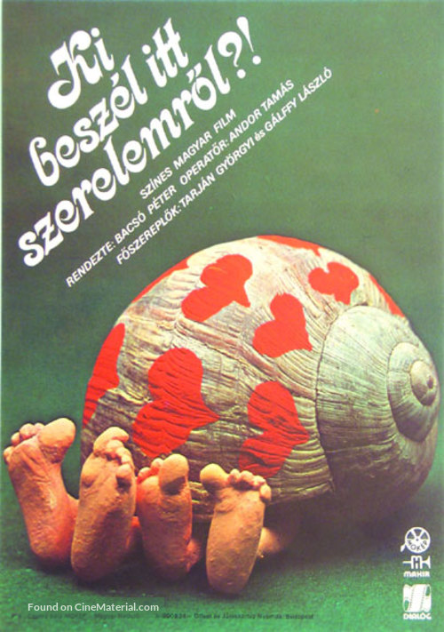 Ki besz&eacute;l itt szerelemr&ouml;l - Hungarian Movie Poster