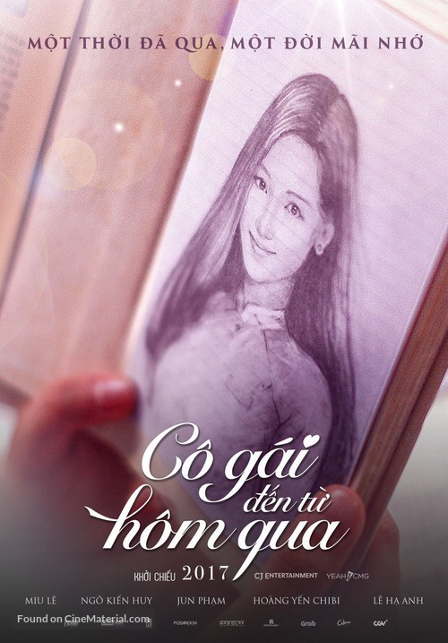 Co gai den tu hom qua - Vietnamese Movie Poster