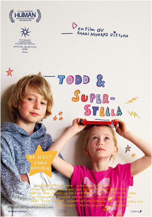 Todd &amp; Super-Stella - Norwegian Movie Poster