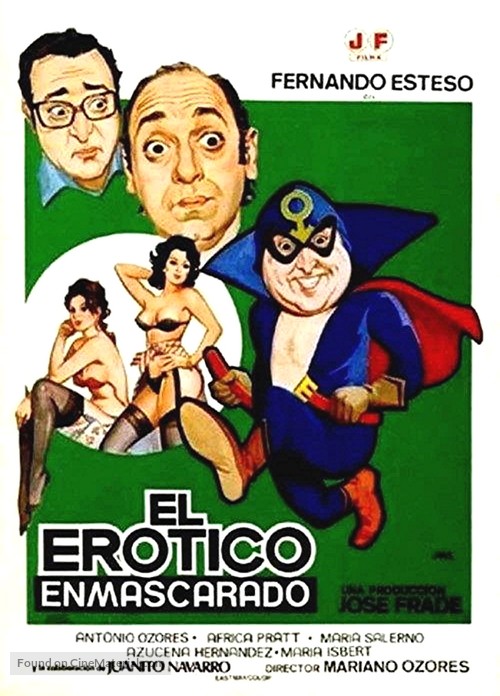 El er&oacute;tico enmascarado - Spanish Movie Poster