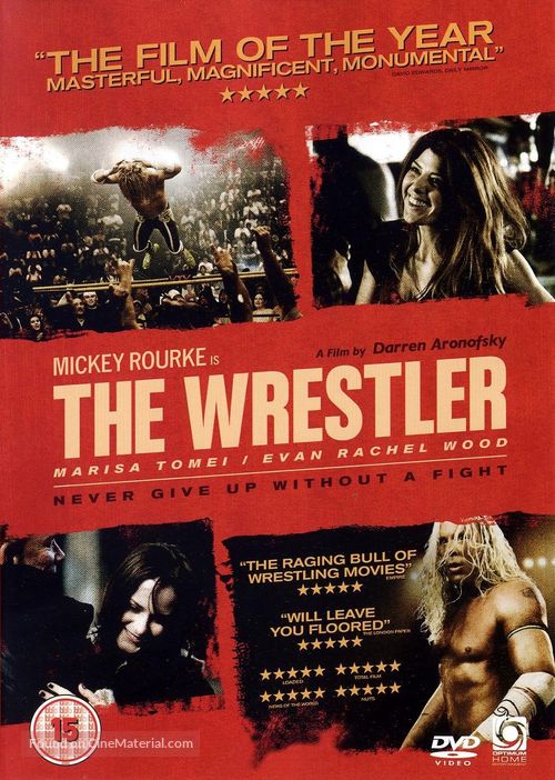 The Wrestler - British DVD movie cover