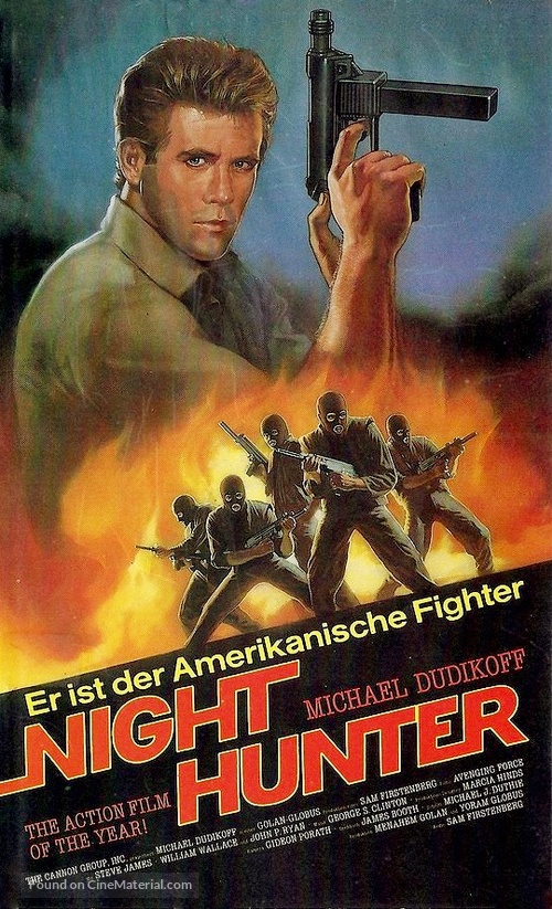 Avenging Force - German Movie Poster