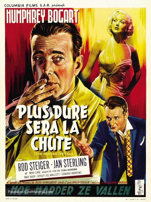 The Harder They Fall - Belgian Movie Poster