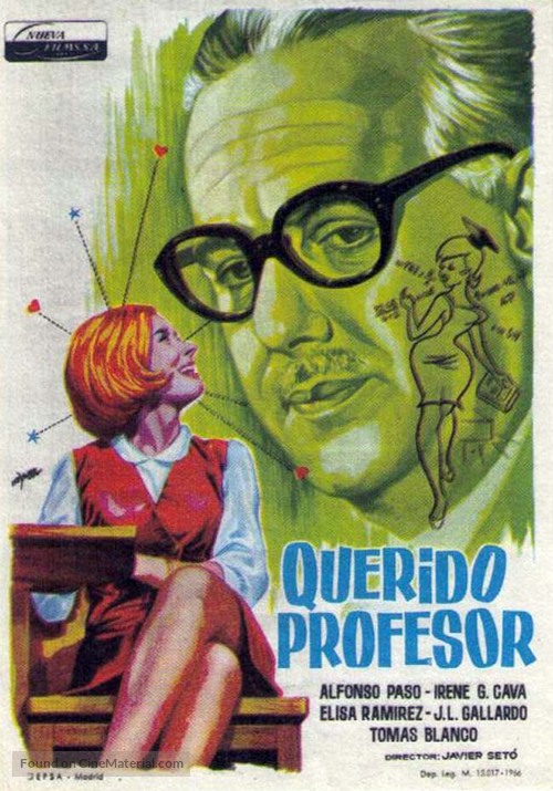 Querido profesor - Spanish Movie Poster