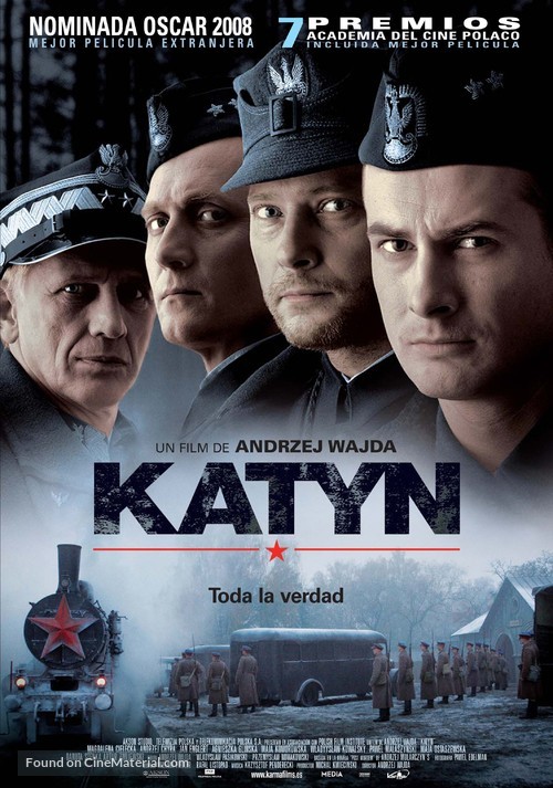 Katyn - Spanish Movie Poster