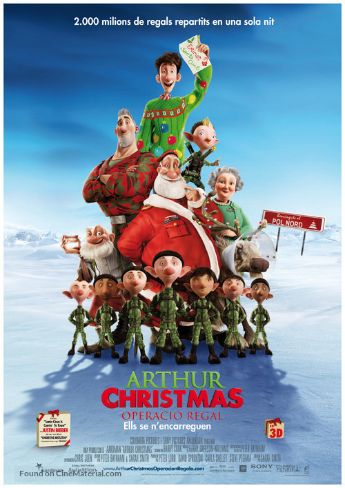 Arthur Christmas - Andorran Movie Poster