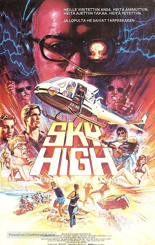 Sky High - Finnish VHS movie cover