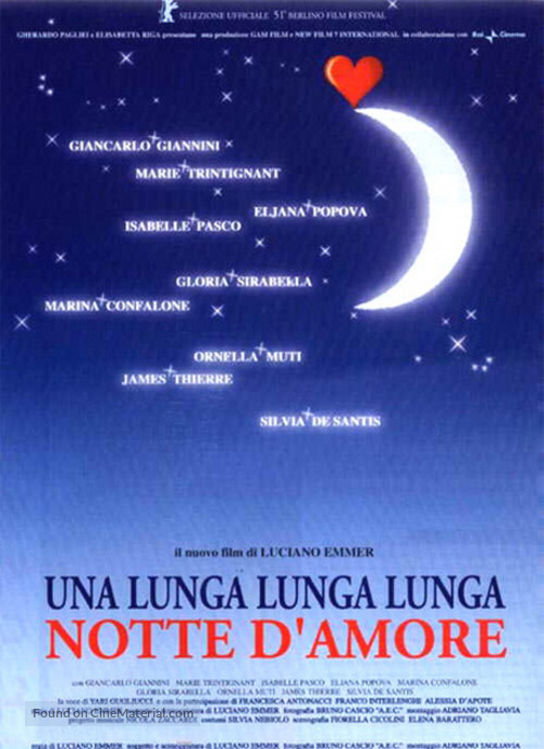 Una lunga lunga lunga notte d&#039;amore - Italian Movie Poster