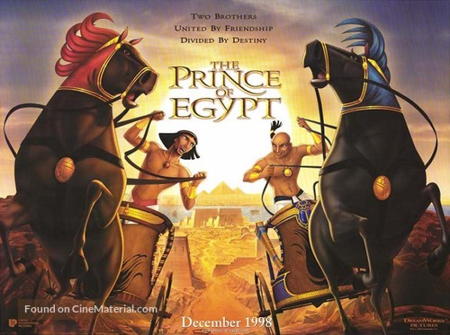 The Prince of Egypt - British Movie Poster